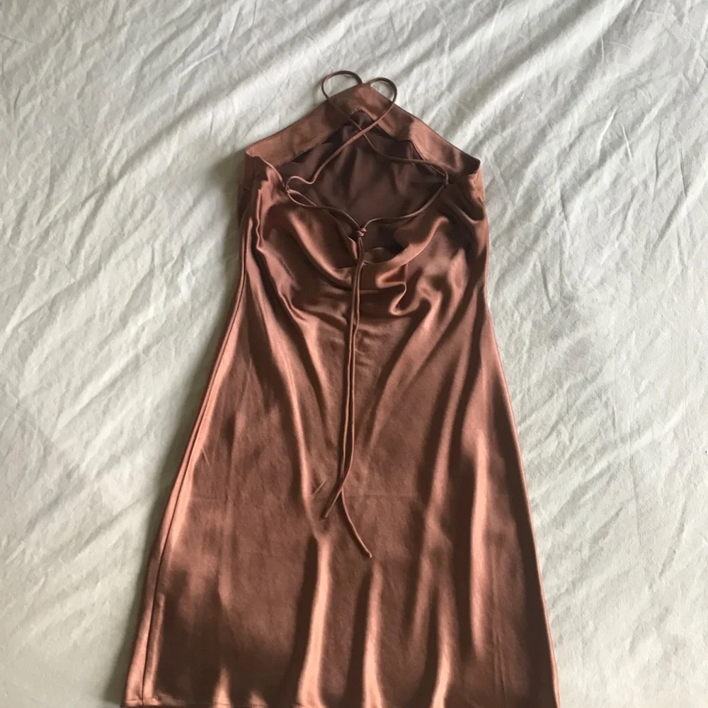 Dynamite amber satin mini dress - Picture 4 of 7